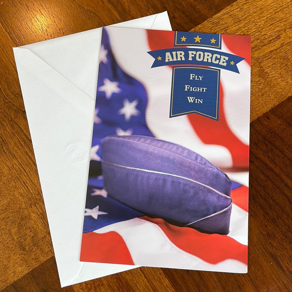 AMERICAN GREETINGS - AIR FORCE VETERAN'S DAY GREETING CARD